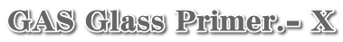 GAS Glass Primer.- X
